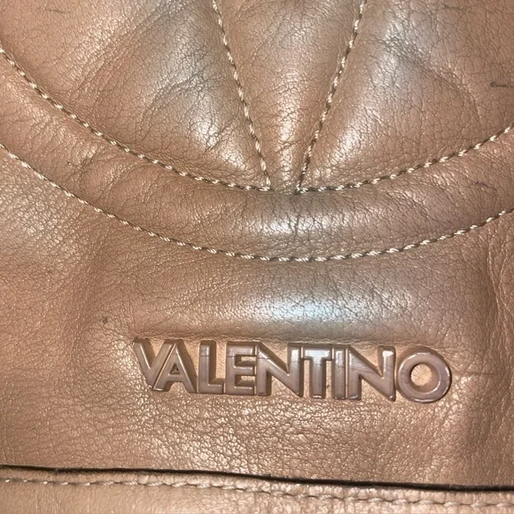 Valentino Cream Leather Women's Bag